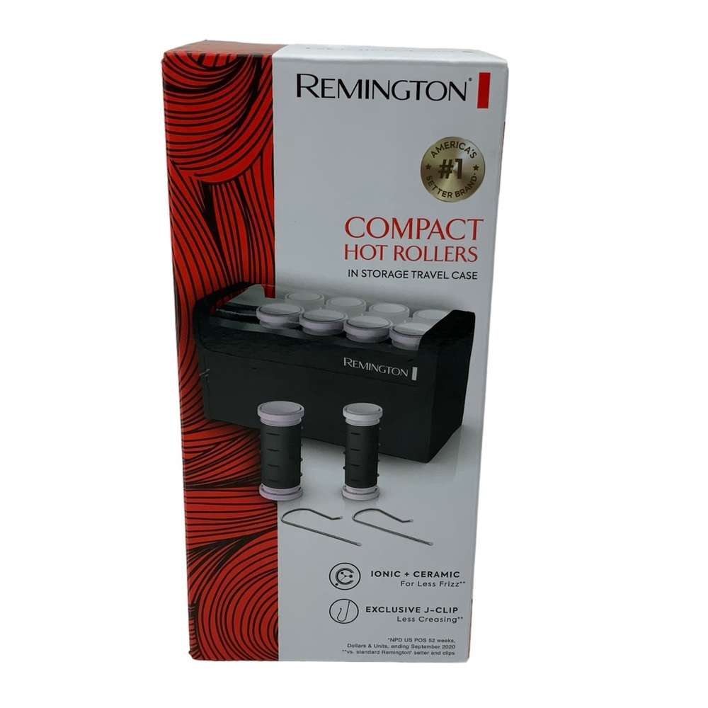 REMINGTON Hot Rollers Ionic + Ceramic Compact For Travel NWOT